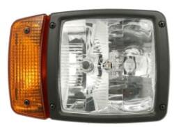 HELLA Far Dreapta/Stanga (h3/H7/P21W/T4W Culoare Insert: Negru Culoare Semnalizator: Portocaliu (1SA996 120-471)