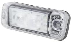 HELLA Lampa Gabarit Dreapta/Stanga Transparent Led Inaltime 40mm Latime 100mm Adancime 40mm Bolt/Fixare Orizontala/Pentru (2PF009 514-011)