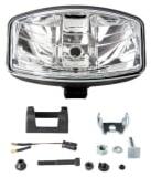 HELLA Farul Universal (dreptunghiular Jumbo H7/W5W 12/24v Latime 247mm Inaltime 141mm Adancime: 109mm Transparent Negru Lampi (1FE008 773-041)