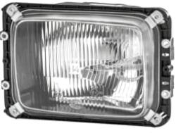 HELLA Far Stanga (h4/T4W Electric cu Motor Culoare Insert: Argintiu) Mercedes Lk/LN2 T2/LN1 01.84-12.98 (1AE003 440-671)