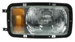 HELLA Far Dreapta (h4/P21W/T4W Manual fara Motoras Culoare Insert: Argintiu Culoare Semnalizator: Portocaliu) Mercedes Mk Sk (1EH002 658-341)