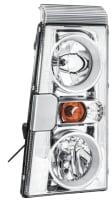 HELLA Far Stanga (h1/H7/PY21W/W5W Electric fara Motoras 24v Functii Aditionale: Faza Scurta Semnalizare de Rotire Lampi (1ER246 046-511)
