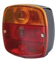 HELLA Lampa Spate Dreapta/Stanga (p21w/R10W 24v Galben/Rosu cu Semnalizare cu Lumini Frana Lumini Parcare/Pozitie (2SE002 514-171)