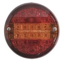 ASPOCK Lampa Spate Dreapta/Stanga (led 12/24v cu Semnalizare cu Lumini Frana Lumini Parcare/Pozitie fara Reflector Conector (A23-8400-771)
