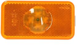 VIGNAL Lampa Gabarit Dreapta/Stanga Galben Led Inaltime 54mm Latime 102mm Adancime 16/102mm pentru Sistem de Cremaliera 12/24v (VAL198620)