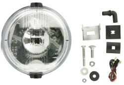 WESEM Farul Universal Dreapta/Stanga (raza Lunga H3/Led 12v Diametru 183mm Alb Plastic Negru Lampi de Pozitie Lungime Cablu (HOS2.38800.01)