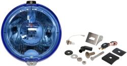 WESEM Farul Universal Dreapta/Stanga (raza Lunga H3/Led 12v Diametru 183mm Albastru Metal Crom/Negru Lampi de Pozitie Lungime (HOS2.38813.01)
