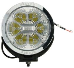 WESEM Farul Universal Dreapta/Stanga (raza Lunga Led 12/24v 27w Diametru 180mm Adancime: 67mm Transparent Aluminiu Crom/Negru (LUM2.51200.01)