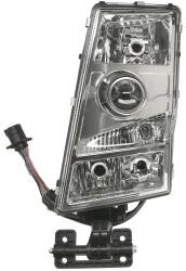 DEPO Far Stanga (h7 Manual fara Motoras Soclu Patrat cu Convertor Soclu Rotund Reflector Zgiriat Culoare Insert: Cromat (773-1125L-LD-EN)
