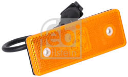 FEBI Lampa Gabarit Dreapta/Stanga Portocaliu Led Inaltime 41mm Adancime 25/110mm Lungime Cablu 280mm 24v (ip67) Mercedes (FE197661)