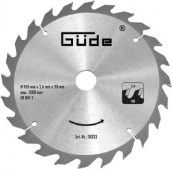 Güde Körfűrészlap HM 165 x 20 x 1, 5 mm 24Z 58333 (58333)