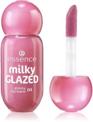 essence milky GLAZED tonizáló ajakbalzsam fénnyel árnyalat 04 Berry Au Lait 4 ml