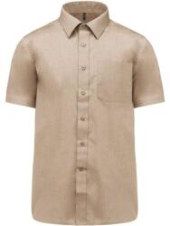 Kariban Férfi rövid ujjú ing Ace KA551, Angora, 3XL (ka551ago-3xl)