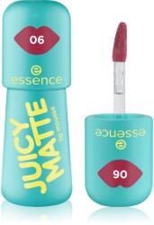 essence JUICY MATTE habos ajakrúzs matt hatással árnyalat 06 Midnight Rose 2.7 ml