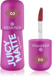 essence JUICY MATTE habos ajakrúzs matt hatással árnyalat 02 Featherlight Pink 2.7 ml