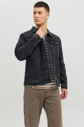 Jack & Jones Jack & Jones, Egyszínű farmerdzseki hosszú ujjakkal, Fekete, M (12223613-BLACK-DENIM-M)