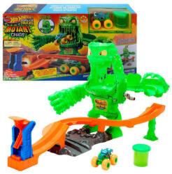 Mattel Hot Wheels Monster Trucks Slimeszörny Káosz pályaszett (JMK90) (JMK90)