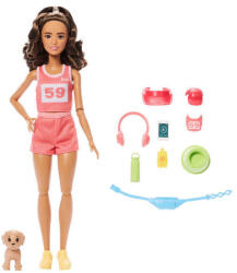 Mattel Barbie Feltöltődés - Futó Barbie Baba kiegészítőkkel (JNM28) (JNM28)