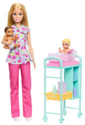 Mattel Barbie Karrier Játékszett - Gyermekorvos (JMK12) (JMK12)