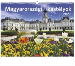 TopTimer Calendar de perete TOPTIMER T093 420x310 mm, format orizontal - Castele din Ungaria 2027 (T9300-26F)