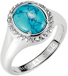 Thomas Sabo TR2507-405-17-54 Ring Round turquoise Elyndra Silver Ladies, női