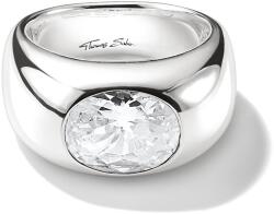 Thomas Sabo TR2520-051-14-58 Ring with white zirconia stone Silver Ladies, női