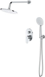 Cersanit Luna set de duș ascuns cu duș de ploaie crom S1057-016 (S1057016)