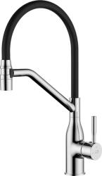Laveo Colina baterie bucătărie pe picior crom-negru BCO_778D (BCO778D)