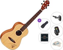 Ortega Guitars RU5-BA Premium SET Natural Bariton ukulele