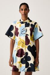Marimekko nyári ruha pamut elasztánnal - sárga 40