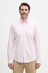 Barbour ing férfi pamut Striped Oxtown Tailored Shirt - rózsaszín S