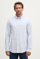 Barbour ing férfi pamut Striped Oxtown Tailored Shirt - kék S