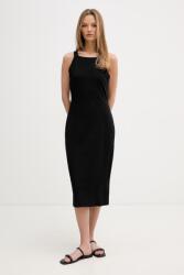 DKNY ruha pamut elasztánnal - fekete XS