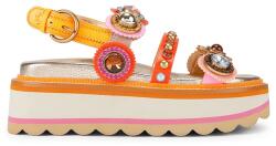 Kurt Geiger London szandál platformos női bőr Octavia Sling Flatform - narancssárga Női 41