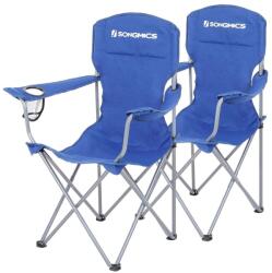 SongmicsHome Scaune de camping NOMAD, set 2 buc. , albastru