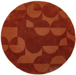 Flair Rugs Covor teracotă țesut manual rotund din lână ø 160 cm Gigi - Flair Rugs Covor