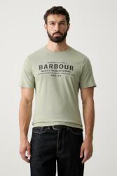 Barbour férfi pamut póló Moorside - zöld S
