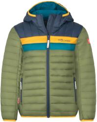TROLLKIDS Детско синтетично яке Trollkids Kid's Eikefjord Jacket Synthetic jacket - Moss / Mystic Blue / Golden Yellow - размер 110 (EU) (703-3293-1814)