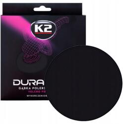 K2 Duraflex Fekete Tépőzáras Szivacs Puha, Vágott K2 (L614)