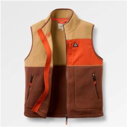Passenger Дамски поларен елек Passenger Women's Home Full Zip Recycled Sherpa Gilet Fleece vest - Biscuit / Chestnut (132-1710-0113)