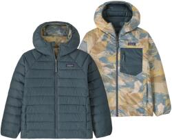 Patagonia Детско пухено яке Patagonia Kid's Reversible Down Sweater Hoody Down jacket - Summit Blue - размер XXL (703-3618-1316)