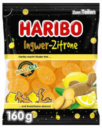 HARIBO Zselés Cukorka Gyömbér Citrom Ingwer Zitrone Haribo 160 g (9002975378895)