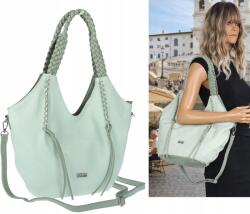 Coveri Collection Női kézitáska Táska Shopper Válltáska nagy tágas CC6701 zöld