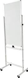 +Plus Mobilier Flipchart Whiteboard mobil 60x120 cm, 2 fete, reglabil pe inaltime 3 puncte, Extra (7 ani garantie) Aluminiu Flipchart Mobil (rotativ) 60x120 cm (61004439)