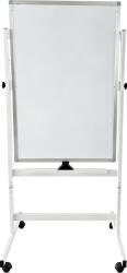 +Plus Mobilier Tabla magnetica multifunctionala pe stand mobil 60x90 cm, 2 fete, reglabil pe inaltime 3 puncte, Extra (7 ani garantie) Tabla magnetica cu stand mobil Aluminiu 60x120 cm (61004440)