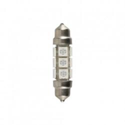 Lampa Italia Bec led sofit albastru 12 Led SMD - 11x43 mm (97583)