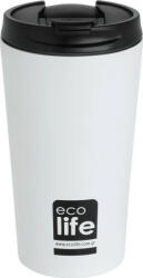 Ecolife Actionlab Pahar Termos Oțel inoxidabil Fără BPA 370ml White 33-BO-4103 (33-BO-4103)