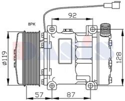AKS DASIS Compresor, climatizare AKS DASIS 852869N (852869N)