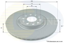 COMLINE Disc frana COMLINE ADC1498V (ADC1498V)