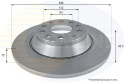 COMLINE Disc frana COMLINE ADC2613 (ADC2613)
